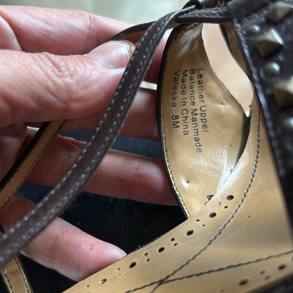 Style and co sling back open toe brown heels - Picture 8 of 10